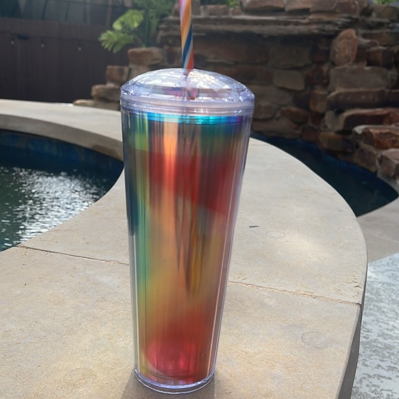 Starbucks large multi color tumbler cup‎ - Picture 3 of 5